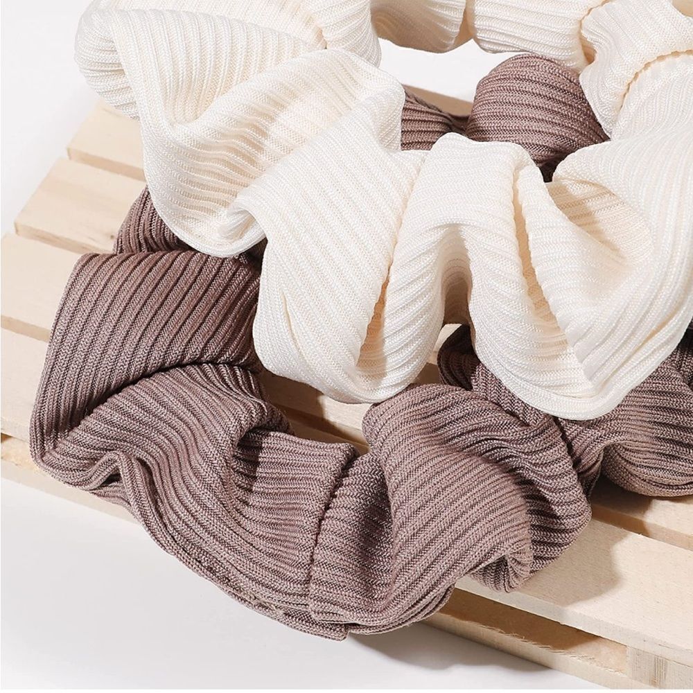 Neutral Hair Scrunchies - Picture 2 of 4